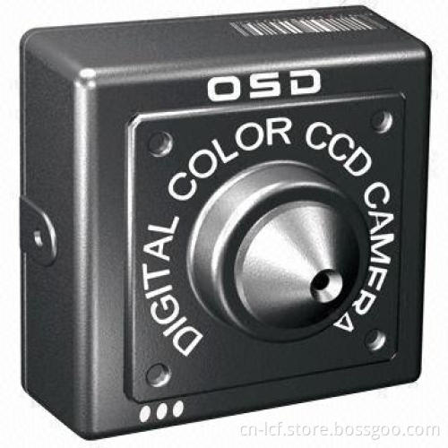 Mini Camera with OSD Square, Banking Use, Pinhole Lens